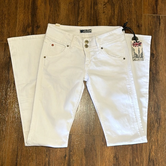 Hudson White Bootcut Jeans - Picture 1 of 12